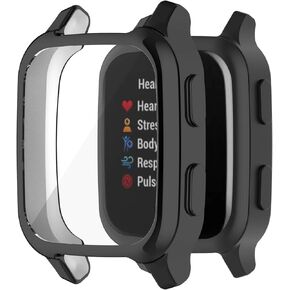 Motong for Garmin Venu SQ Case TPU Protection Case - تغطية كاملة تغطية الغطاء الواقي لـ TPU لـ Garmin Venu SQ (TPU Black)