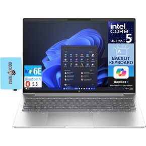 HP Probook 460 G11(Replace 450) Laptop 16.0" FHD+ Display (Intel Ultra 5-125U (> i7-1355U), 16GB DDR5, 256GB SSD, Intel Graphics, Backlit KB, WiFi 6E, Webcam, BT 5.3, Win11P) w/DKZ USB Port Expander