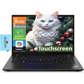 Lenovo ThinkPad L14 Gen 3 Touchscreen 14.0" FHD IPS Business Laptop (AMD Ryzen 5 PRO 5675U (Beats i7-1165G7), 16GB RAM, 512GB PCIe SSD, Backlit KYB, Wi-Fi 6E, Win 11 Pro) w/DKZ Hub USB Port Expander