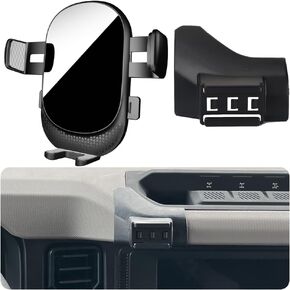 Car Phone Holder for Ford Bronco Sport Auto Accessories [Only for 2021-2024 Bronco Sport] [Auto Lock Hands Free Cell Phone Mount Car fits for iPhone & All Smartphones]
