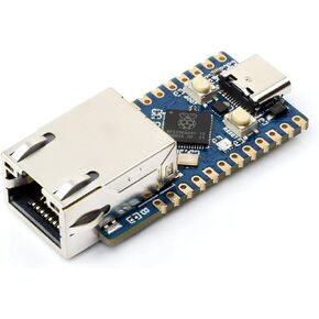 Waveshare RP2350-ETH Mini Development Board, RP2350 Ethernet Port Module, Raspberry Pi Microcontroller Development Board, Based on Official P2350 Dual-core & Dual-Architecture Microcontroller