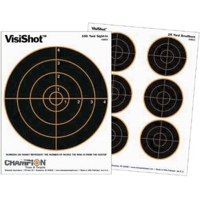 Champion VisiShot Bulls Target - Pack of 10