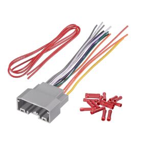 Bingfu Radio Wiring Harnesses for Select Vehicles for Aftermarket Stereo Installation XA66 Wire Harnesses