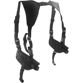 Depring Universal Shoulder Holster Double Draw Horizontal Gun Holster for Most Kinds of Pistols Black