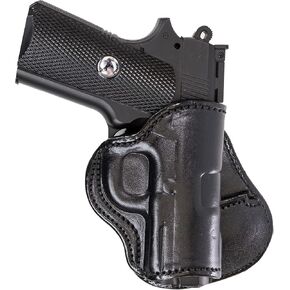 Maxx Carry for OWB Leather Paddle Gun Holster Fits Kimber Micro 9, Ultra Carry II 9mm / .45 ACP | Concealed Carry | Bersa Thunder 380 | Colt 1911 3 inch, Defender | Sig Sauer P365XL