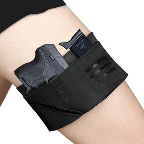 Thigh Tactical Sexy Woman Garter Case Black Holsters for Weapons PT-22. 22 Caliber TCP. 380 Revolver Bag