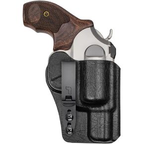 Tulster RATH IWB Revolver Holster fits: Kimber K6S 2" .357 Magnum | Ambidextrous Inside The Waistband Appendix Concealed Carry Kydex Holster