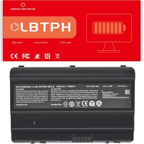 P750BAT-8 Compatible Laptop Battery Replacement for Clevo P750DM3-G P750ZM P751ZM P770ZM P771ZM P771DM-G Sager NP9752 NP9755 NP9758 NP9772 6-87-P750S-4272 6-87-P750S-4U73 Series 14.8V 82Wh