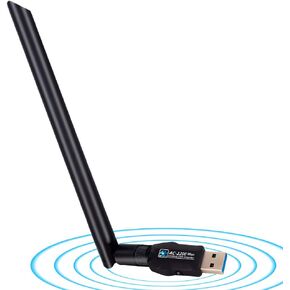 1200Mbps USB WiFi Adapter USB3.0 Wireless WiFi Dongle AC1200 Dual Band(5GHz/867Mbps+2.4GHz/300Mbps) Nework LAN Card for Desktop Laptop PC with Windows Xp/Vista/7/8/8.1/10 Linx2.6X Mac OS X10.4-10.13.