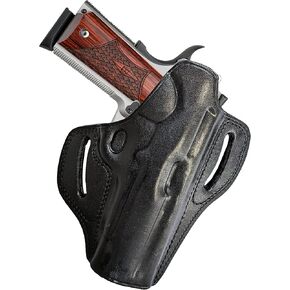 1911 Leather Holster - Right Hand OWB, Fits 1911 Models with 4" and 4.25" Barrels