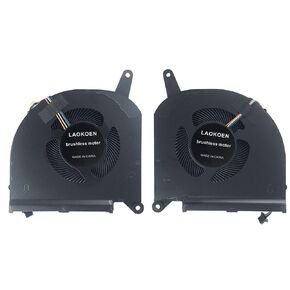 New Replacement Cooling Fans for Gigabyte Aero 15 OLED OLEC 17 HDR XD XA RP77 RP75W RP75XA RP77XA for Aorus 15G 17G YB XB WB KB SB YC XC YD XD KD Aorus15G WB P/N: PLB07010S12HH DC 12V