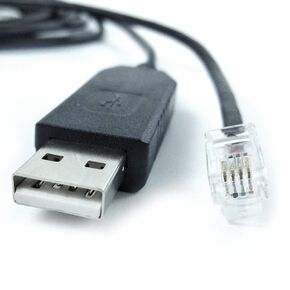 USB to RJ9 Cable for Celestron HC, for Hand Controller with RJ9 Port, USB Control Cable for Celestron Computerized Telescope. (6 FT/ 1.8M)