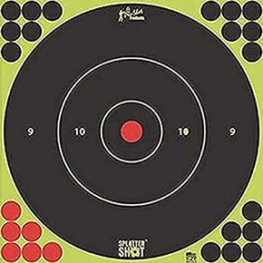 Pro-Shot Products Splatter Shot Bullseye (60 Target Package), Green, 6"