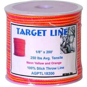 Weaver Arborist Target Throw Line Orange/Yellow, 3.175mm
