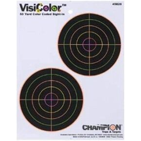Champion Traps and Targets Champion VisiColor Double Bulls Target (5-Inch, Pack of 10)