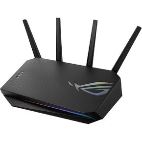 ASUS ROG Strix GS-AX5400 WiFi 6 Extendable Gaming Router, Gaming Port, Mobile Game Mode, Port Forwarding, VPN Fusion, Aura RGB, Subscription-free Network Security, Instant Guard, AiMesh Compatible