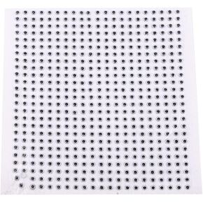 4mm 3D Fishing Eyes Fishing Lures Baits Eyes Fly Tying Crafts for DIY Lifelike 3D Fish Eyes 500Pcs Silver