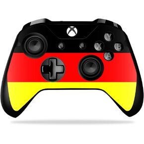 MightySkins Skin Compatible with Microsoft Xbox One X Controller - German Flag | Protective, Durable, and Unique Vinyl Decal wrap Cover | Easy to Apply, Remove, and Change Styles | Made in The USA
