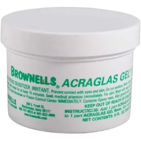 Brownells Acraglas Gel Resin 8oz - 081-017-117