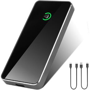 2024 Upgrade 2 in1 Wireless CarPlay Adapter for Apple, Android Auto Wireless Adapter, Stable Fast Connection for Convert Factory Wired to Wireless, Fit for iOS 8+, Android 11+, Cars from 2016