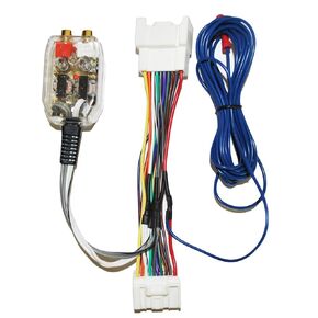 Factory Radio Stereo Amplifier Sub Interface Wire Harness + Inline Converter Compatible with Mitsubishi