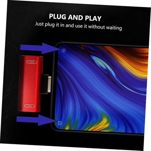 2PCS USB C شاحن سماعة رأس محول النوع C ذكر الإناث المزدوج AUX AUX AUX AUX PD محول الشحن السريع in Kuwait