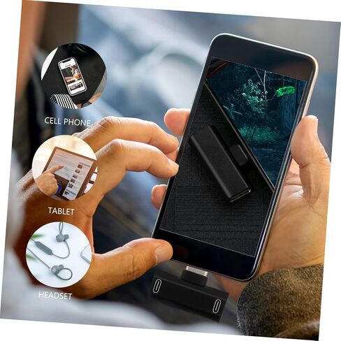 2PCS USB C شاحن سماعة رأس محول النوع C ذكر الإناث المزدوج AUX AUX AUX AUX PD محول الشحن السريع in Kuwait