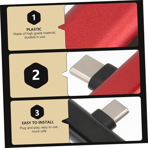 2PCS USB C شاحن سماعة رأس محول النوع C ذكر الإناث المزدوج AUX AUX AUX AUX PD محول الشحن السريع in Kuwait