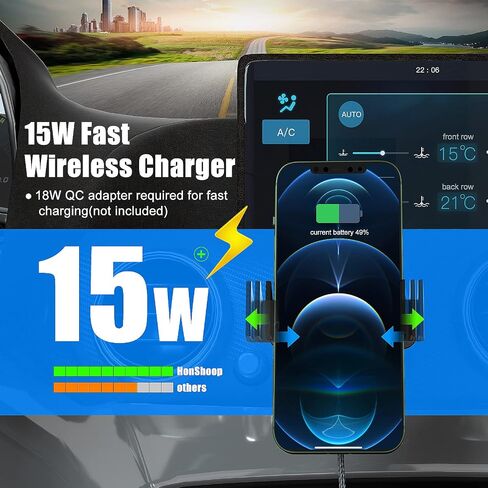 Wireless Car Charger,Englear Magnetic 15W Fast Charging Car Charger Phone Holder for iPhone 15/14/13/12,13/12 Mini,15/14/13/12 pro,15/14/13/12 pro max,15/14 Plus(Gray) in Saudi Arabia