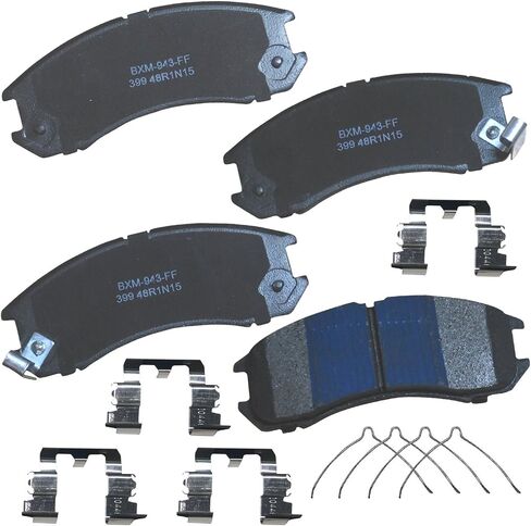 Bendix Premium Front Brake Pads for Chrysler Aspen 2009-2007, Dodge Dakota 2010-2005, Durango 2009-2007, Ram 1500 2010-2006, Mitsubishi Raider 2009-2006, Ram 1500 2016-2011, Dakota 2011-(SBM1084) in Saudi Arabia
