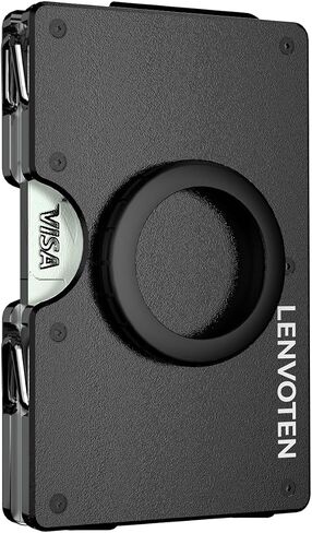 Lenvoten Credit Card Holder & Money Clip Wallets for Men-Slim RFID Blocking Men's Wallet Business Card Holder Mens Gifts Ideas (Carbon Fiber) in Saudi Arabia