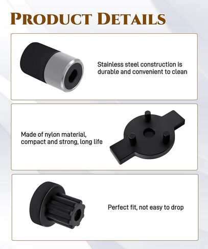 CAC104 503357 Big Stix Mybension Blender Coupler Kit Fit for Waring Models WSB25X WSB50 WSB55 WSB60 WSB65 WSB70 WSBPPW ، أداة اقتران أجزاء الخلاط التجارية in Kuwait