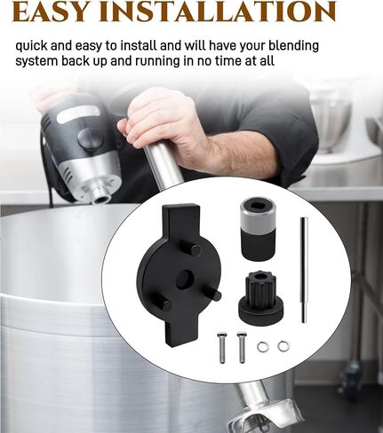 CAC104 503357 Big Stix Mybension Blender Coupler Kit Fit for Waring Models WSB25X WSB50 WSB55 WSB60 WSB65 WSB70 WSBPPW ، أداة اقتران أجزاء الخلاط التجارية in Kuwait