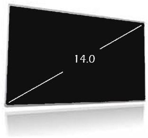 شاشة استبدال شاشة LCD جديدة 14.0 بوصة B140XTN02.E HD 1366x768 (مع قوسين) لامعة 30 PIN متوافق مع N140BGA-EB3/B140XTN03.2/B140XTN03 in Saudi Arabia