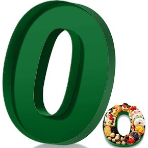 Mifoci 13.7" Cardboard Number for Charcuterie Birthday Party and Anniversary Fillable Paper Mache Chocolate Candy Graduation Decoration(White, 2)