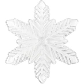 5" Snowboard Stomp Pad, 3D Snowflake Shaped Clear Traction Stomp Pad Snowboarding Accessories Strong Adhesive Anti Skid Modular Mat Stomp Pad