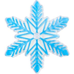 5" Snowboard Stomp Pad, 3D Snowflake Shaped Clear Traction Stomp Pad Snowboarding Accessories Strong Adhesive Anti Skid Modular Mat Stomp Pad