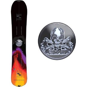 Stompgrip Premium Snowboard Stomp Pad | Skull & Crossbones | 3D Collection | 3D Decal