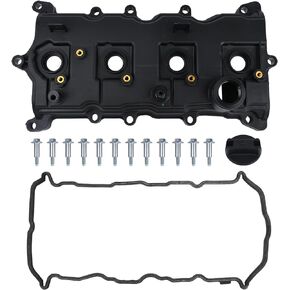 13264JA00A Engine Valve Cover w/Gasket Fit for 2007-2012 Nissan Altima, 2013 Altima, 2008-2013 Rogue, 2014-2015 Rogue Select, 2007-2012 Sentra L4 2.5L
