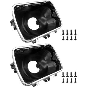 42437 Headlight Bucket Kit, 5X7 Headlight Mounting fit for Chevrolet Express GMC Savana 1500 2500 3500 S‎afari Yukon Topkick Chevy Exprress 4500 K10 K20 K30 Suburban Cadillac Escalade(2PCS)