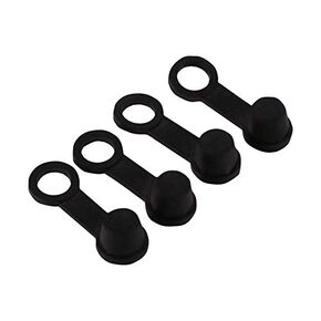 4X Brake Bleeder Rubber Dust Cover Replacement, Universal Motorcycle Brake Bleed Nipple Cover Black Rubber Brake Bleed Nipple Grease Dust Cover 8Mm Motorcycle Motorbike Brake Calliper Bl Motorcyc