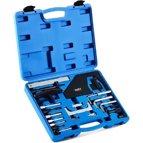 Orion Motor Tech Engine Timing Tool Set, 24 Piece Engine Camshaft Alignment Timing Tool Kit Compatible with Ford Mazda 1.4 1.6 1.7 1.8 2.0 2.3 L, Camshaft Holding Crankshaft Alignment Tool with Case