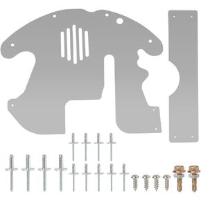 Aluminium Catalytic Converter Shield Compatible with 2010-2015 Toyota Prius Silvery Effective Anti-theft Catalytic Converter Protection in Kuwait