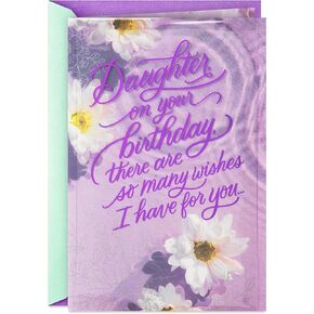 Hallmark Birthday Card for Daughter (So Many Wishes)