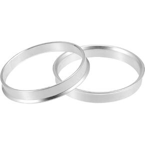 X AUTOHAUX 2pcs OD 64.1mm to ID 60.1mm Aluminium Alloy Car Hub Centric Rings Wheel Bore Center Spacer