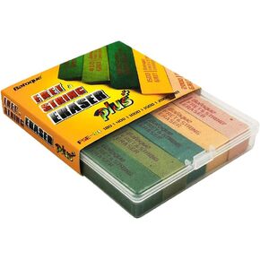 Baroque Guitar Fret Grit Erasers Easy & Fast Polishing Abrasive Rubber Blocks Cleaner Tools kit for Guitar Fret & Strings, Set of 5 Size in 180 400 1000 1500 2000 Grit (FSE-20)