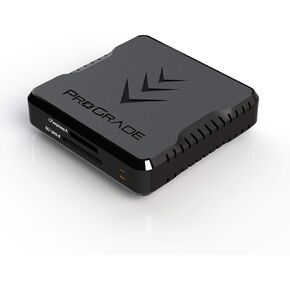 CFexpress Type A and SDXC/SDHC UHS-II Card Reader with Two Slots | USB 3.2 Gen 2 | by ProGrade Digital (PG09)