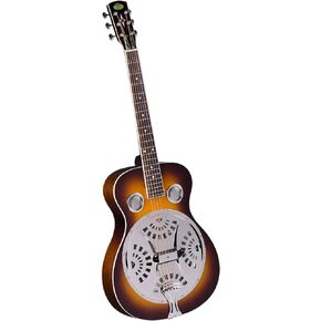 Regal RD-40V Studio Series Roundneck Resophonic Guitar - Vintage Sunburst