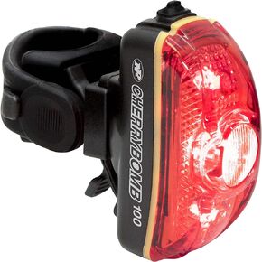 NiteRider CherryBomb 100 Rear Bike Light LED Alkaline Battery Power Bicycle Taillight Water Resistant Road City Commuting Cycling Safety, Red (5094)