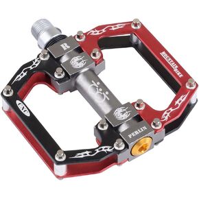 MTB/Road Bike Pedals Aluminium Alloy Bicycle Pedals Mountain Bike Pedals 9/16" Sealed Bearing Platform for BMX MTB Bike